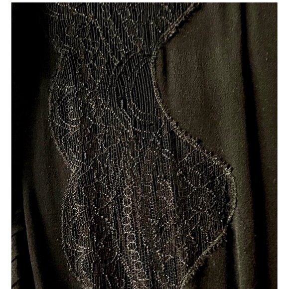 IRO Zestful Lace Inset Black Mini Dress Size 34 XS - Picture 14 of 16